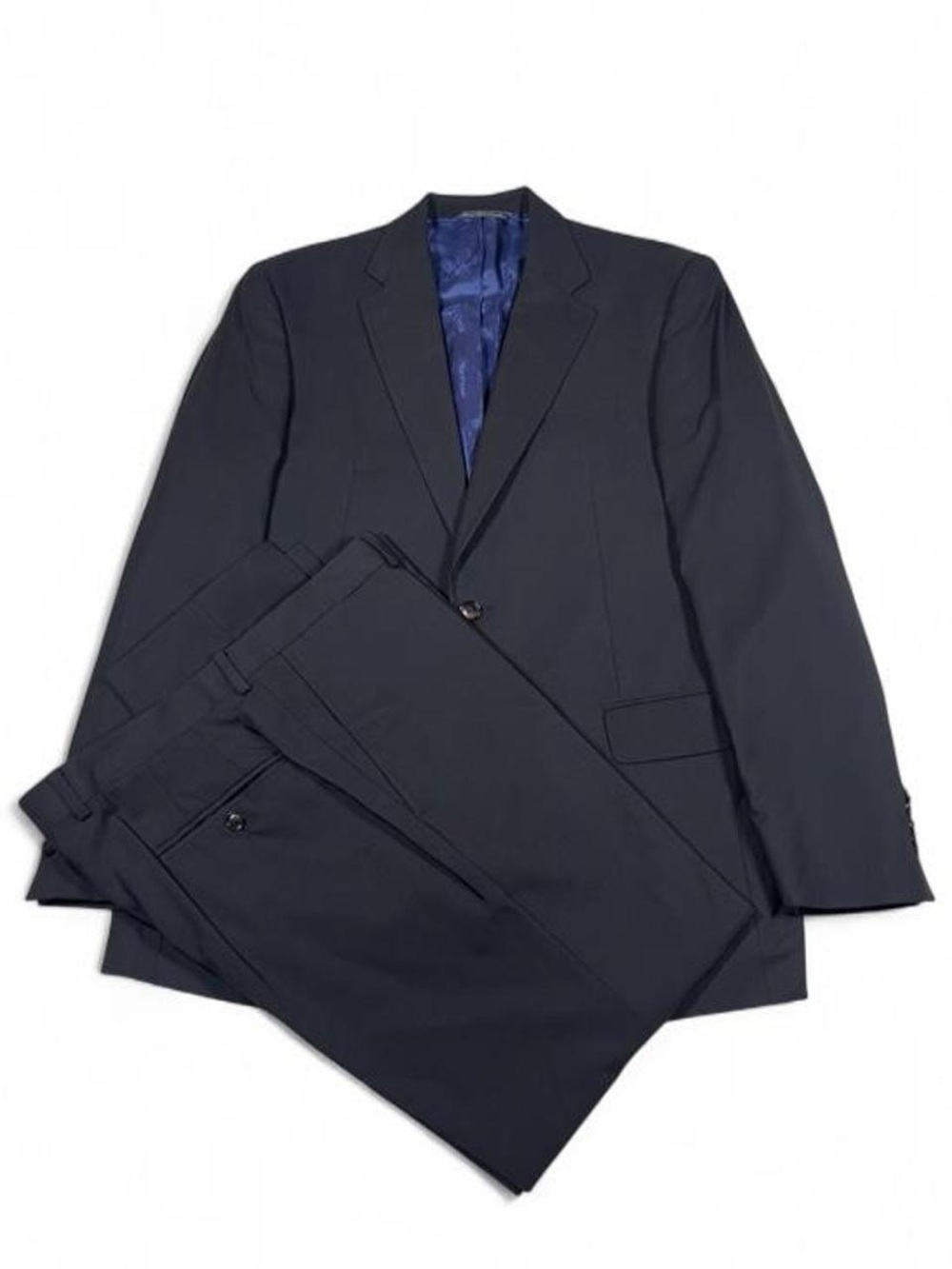 MINT! Ted Baker London Jay CT Black Wool Suit Men’s Size 42R W35 L30 Two Button